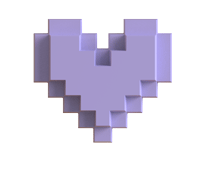 Lilac heart fridge gift